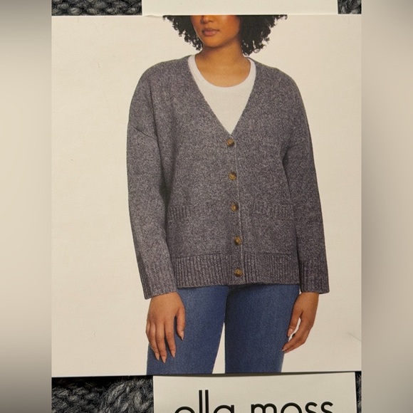 Ella Moss Button Up Cardigan Sweater - Picture 3 of 9